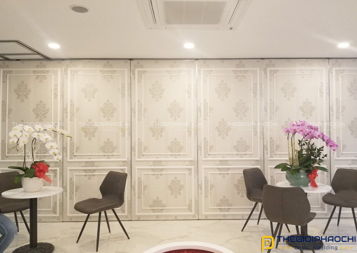 thi công chỉ trang trí tường spa, thẩm mỹ viện